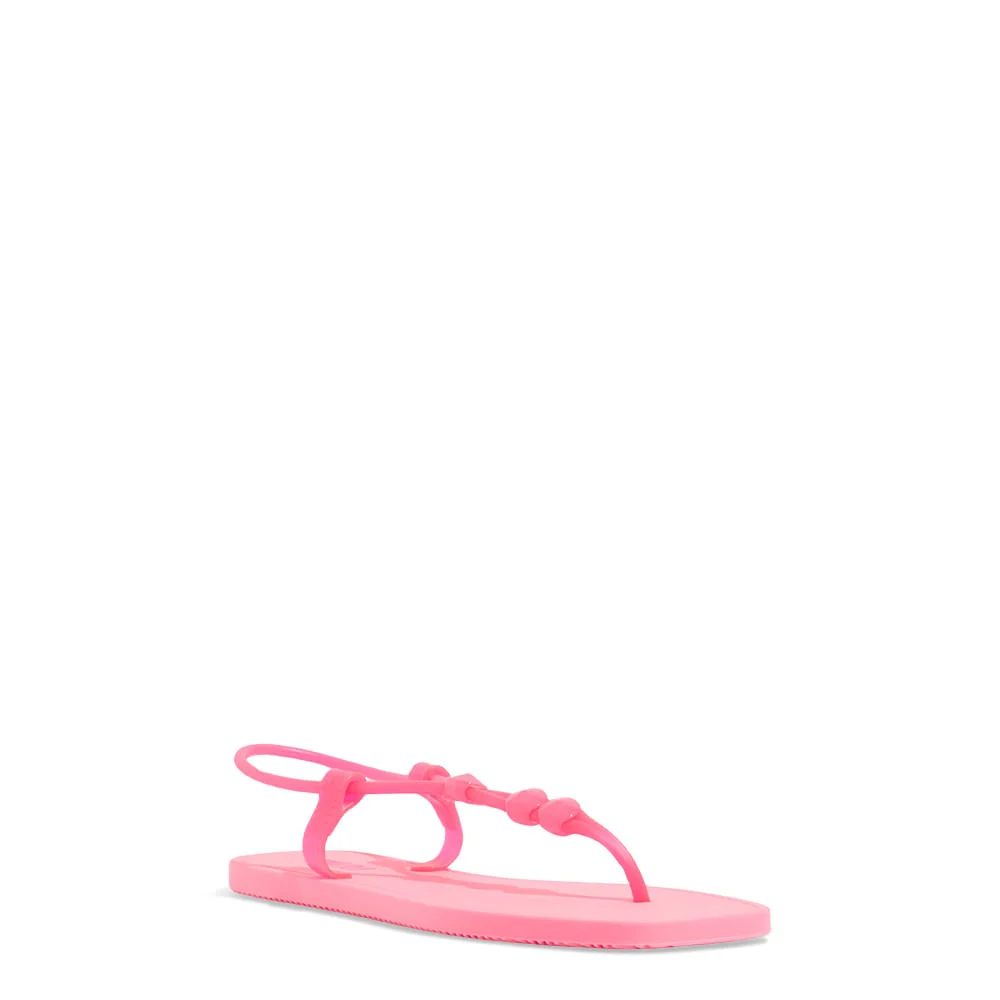 Rasteira Borracha Rosa Chic Jelly - vista 2 de 3