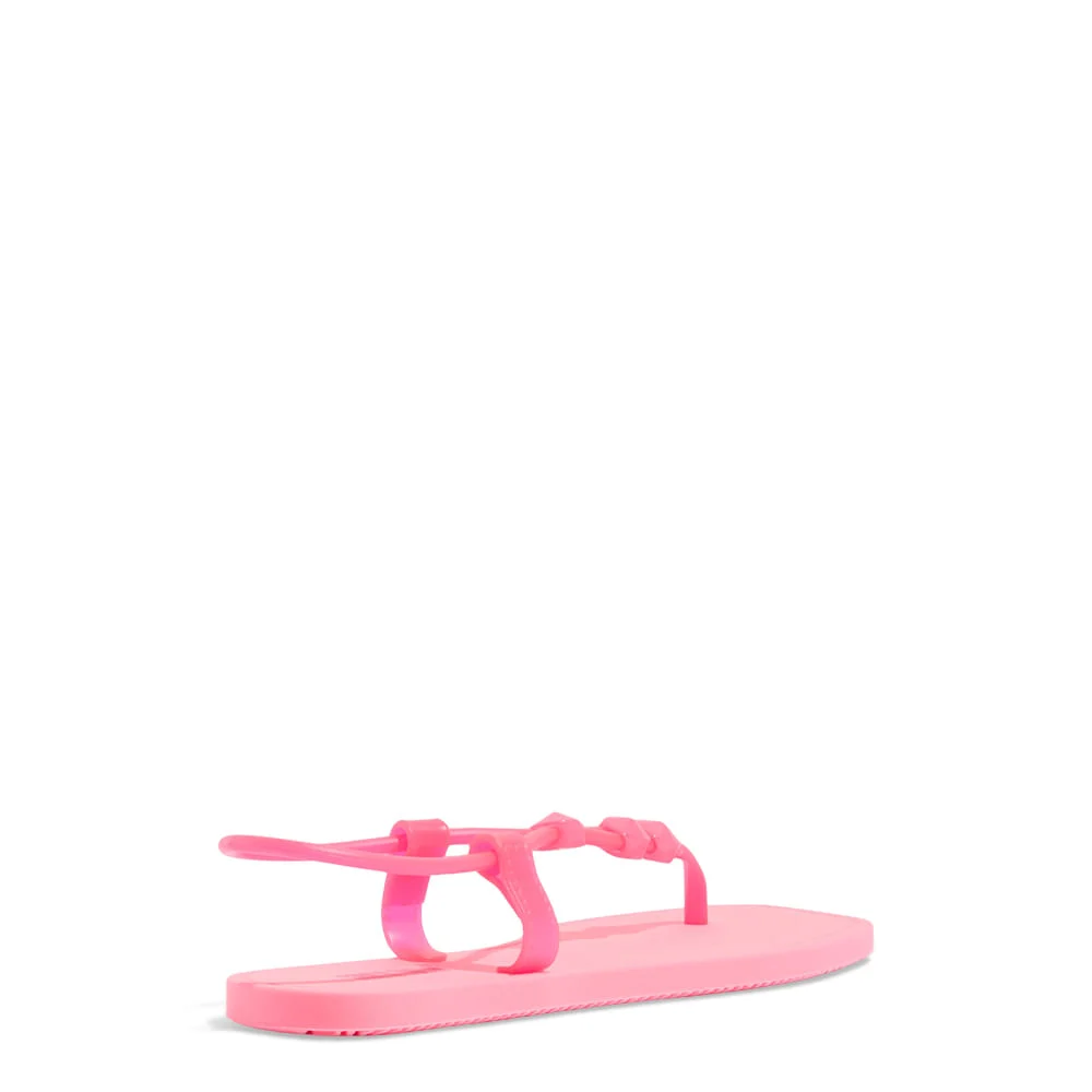 Rasteira Borracha Rosa Chic Jelly - vista 3 de 3