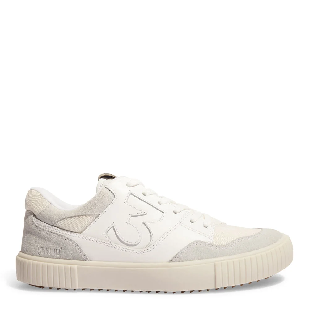 Tênis Masculino Couro Camurça Off White E Cinza - vista 1 de 4