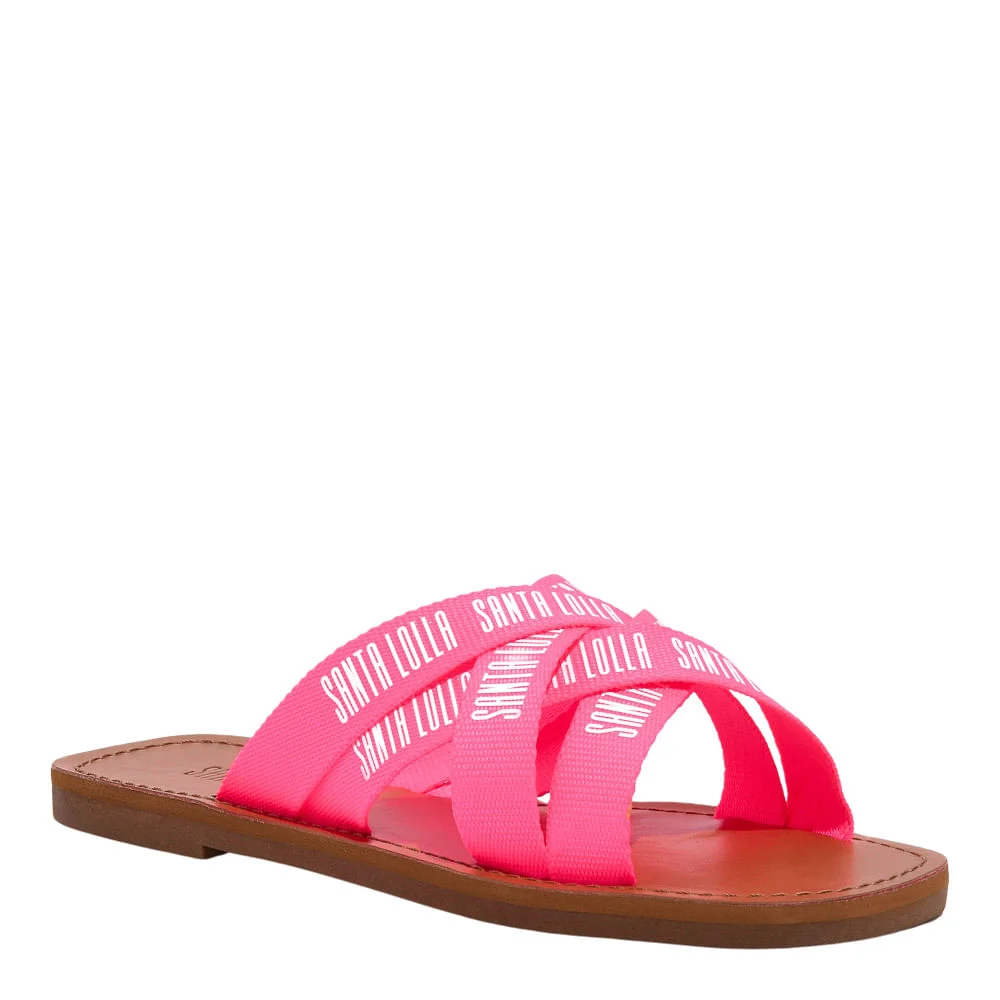 Rasteira Gorgurao Rosa Pink - vista 2 de 4