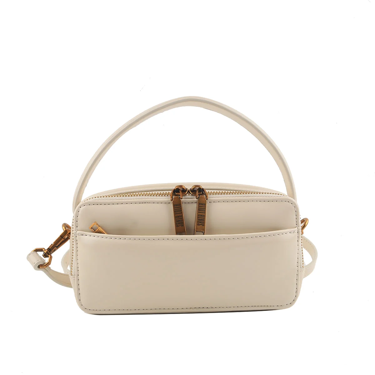 Bolsa Marfim Lisa Soft Alça De Mão - vista 3 de 6