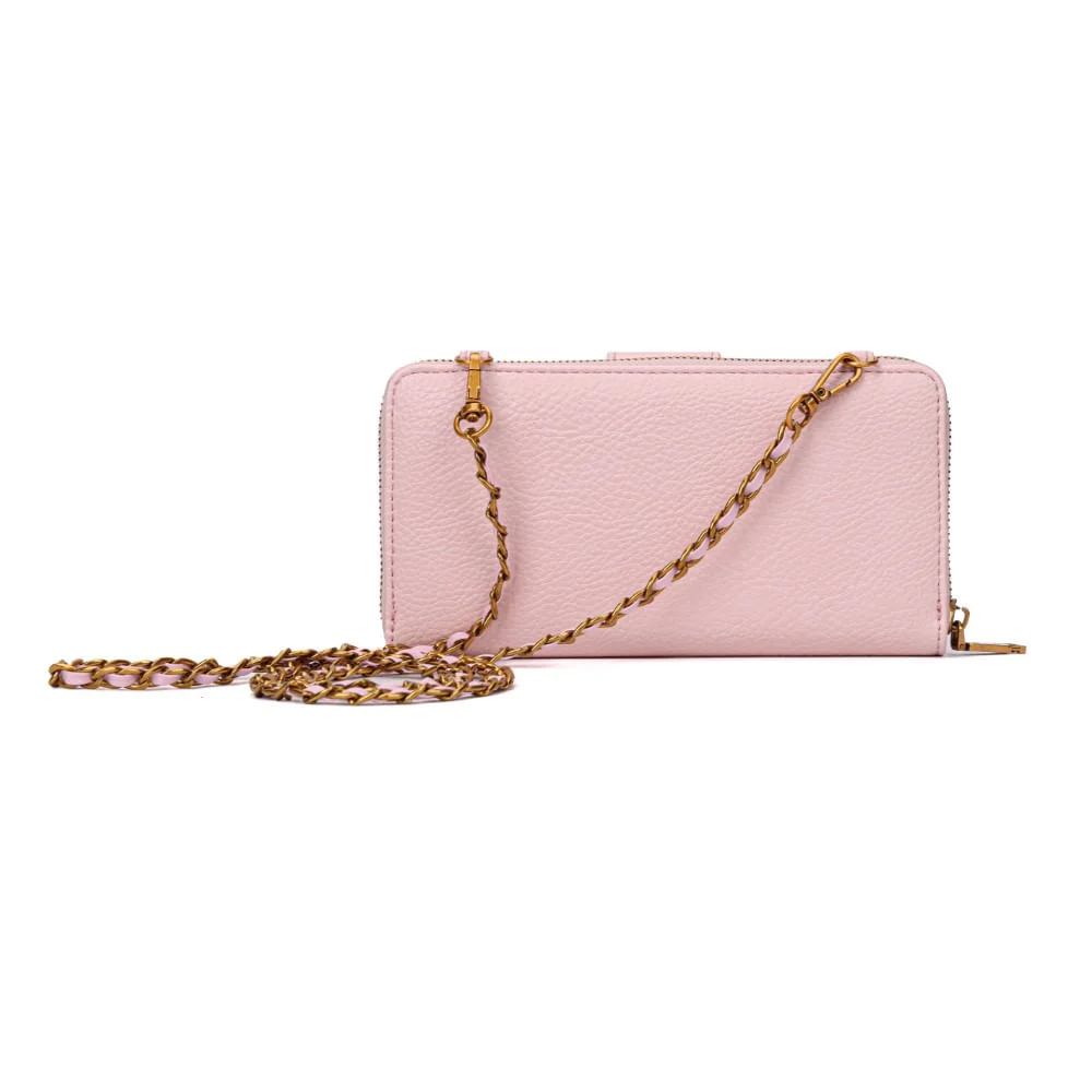 Bolsa Carteira Floater Rosa Alça Corrente Transversal - vista 7 de 7