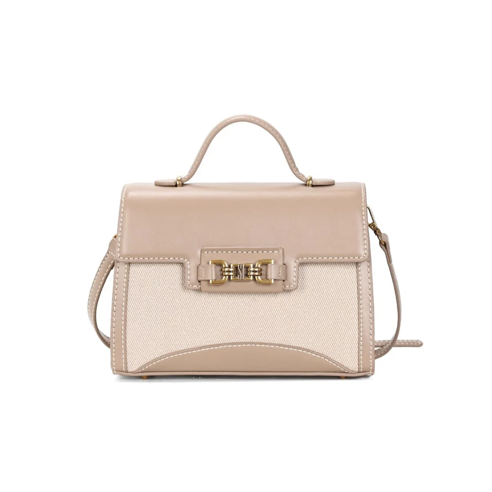 Bolsa Canvas Cinza Alça De Mão - vista 1 de 3