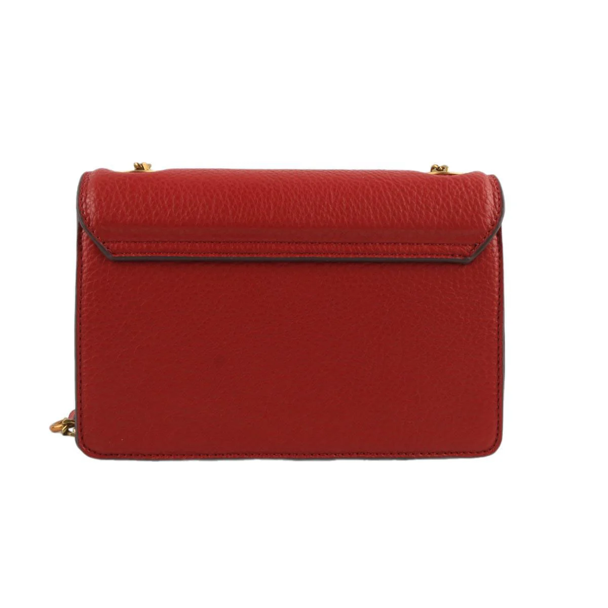 Bolsa Vermelha Floater Texturizada Alça Corrente Transversal - vista 6 de 6