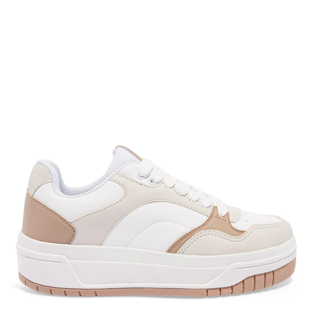 Tênis Plataforma Napa Santorine Off White E Bege - vista 1 de 4