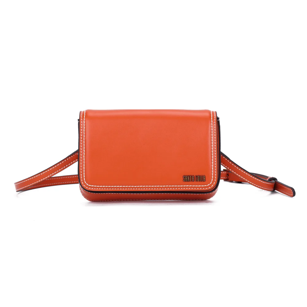 Bolsa Pequena Soft Laranja Caju Alça Transversal - vista 1 de 6