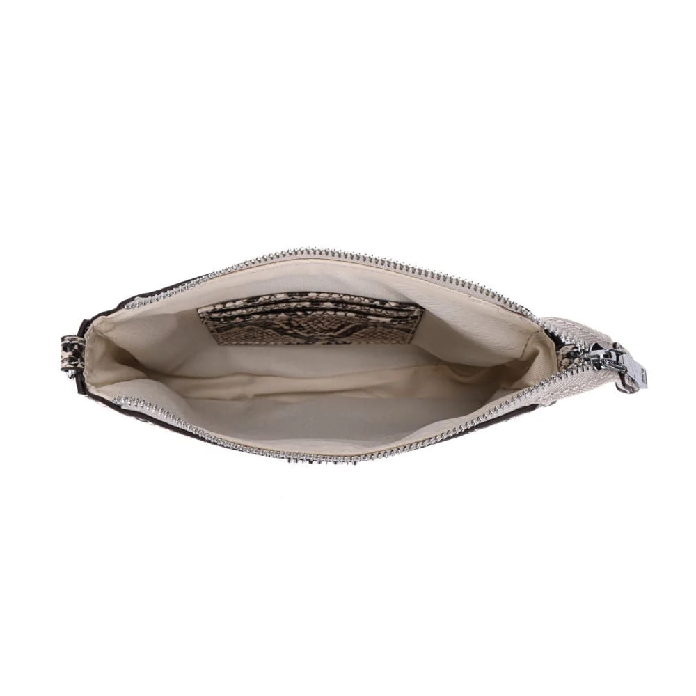 Bolsa Pequena Estampa Animal Print Cobra Alça Transversal - vista 5 de 6