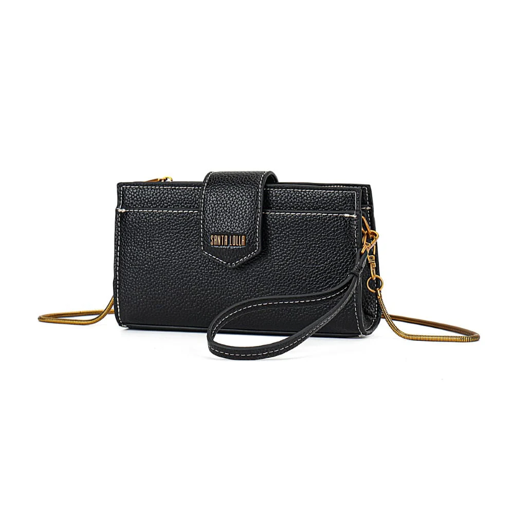 Bolsa Carteira Floater Alça de Ombro Preto Black - vista 3 de 7