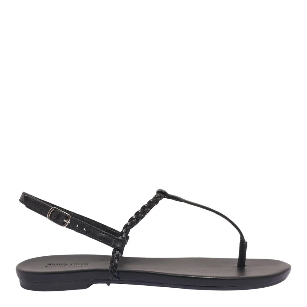 Rasteira napa soft preto - vista 1 de 4