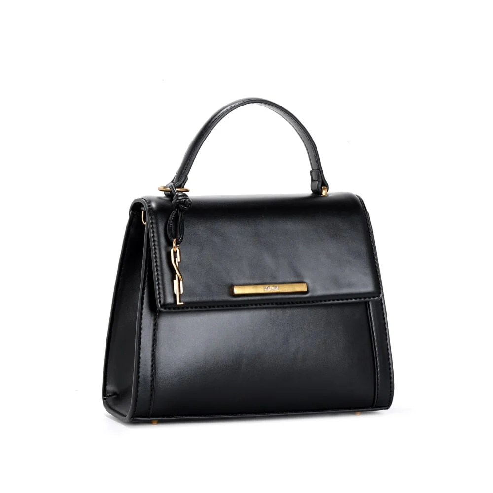 Bolsa Soft Preta Alça Transversal - vista 2 de 3