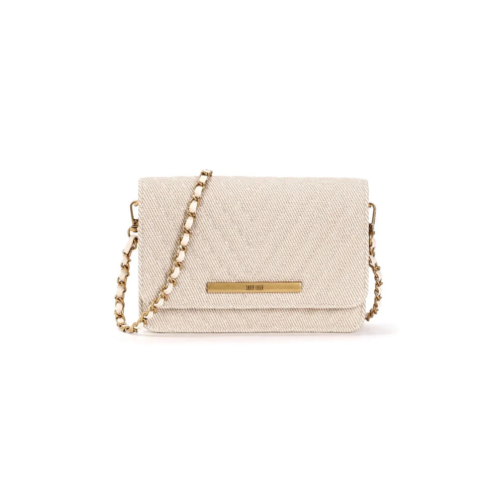 Bolsa Canvas Off White Alça Transversal - vista 1 de 3
