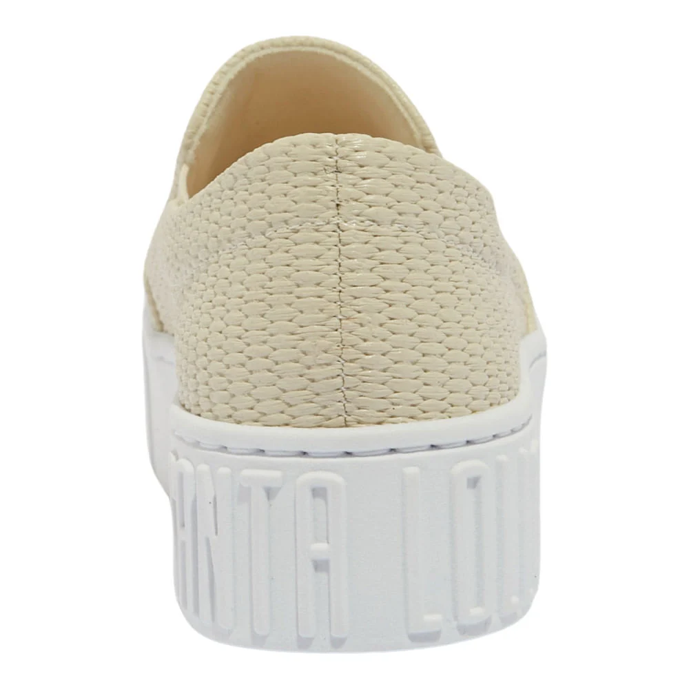 Tênis Slip On Flatform Bege - vista 5 de 5