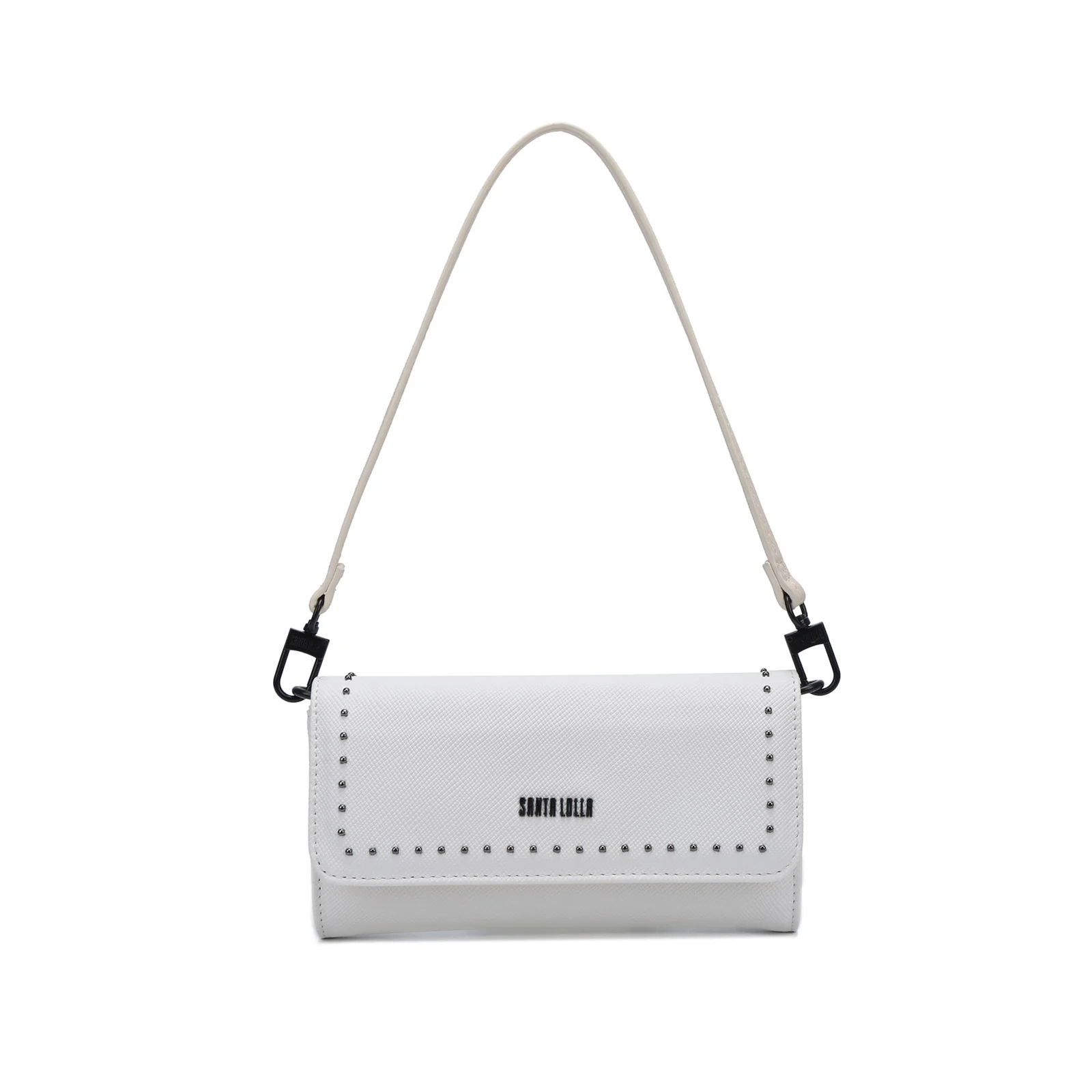 Bolsa Carteira Pequena Risco Off White Alça De Ombro - vista 1 de 4