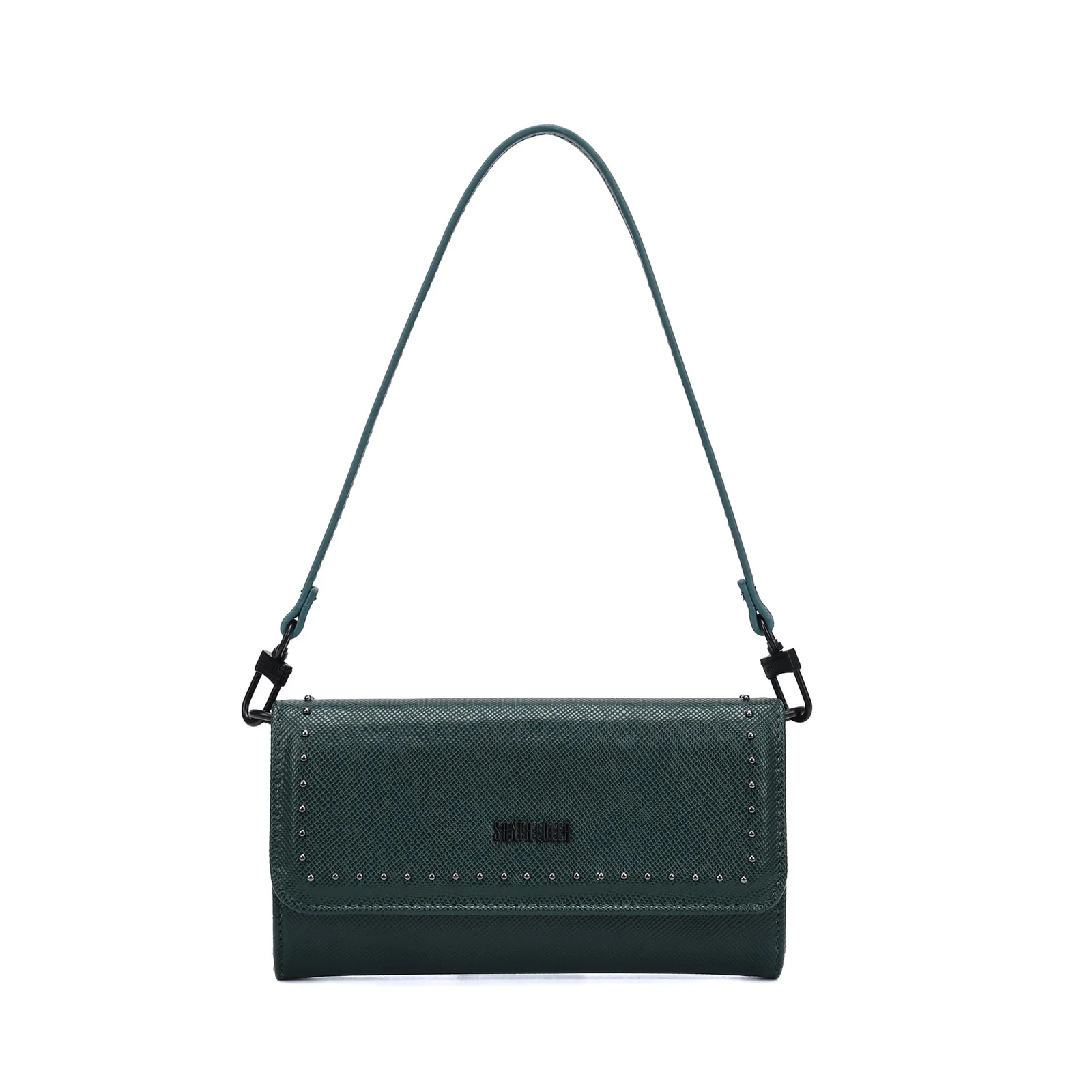 Bolsa Carteira Pequena Risco Verde Alça De Ombro - vista 1 de 4