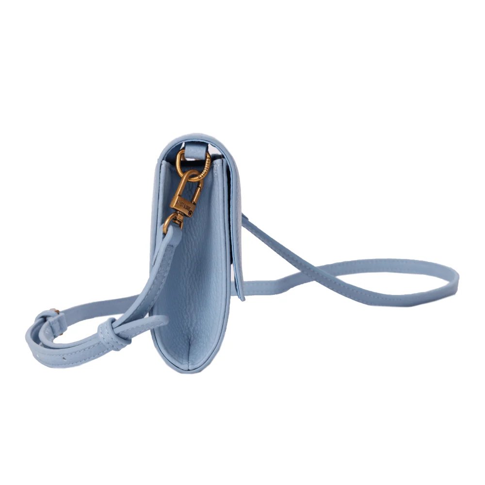 Bolsa Carteira Floater Azul Blue Moon Alça Transversal - vista 3 de 5