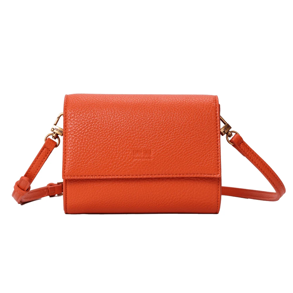 Bolsa Carteira Floater Laranja Caju Alça Transversal - vista 1 de 6