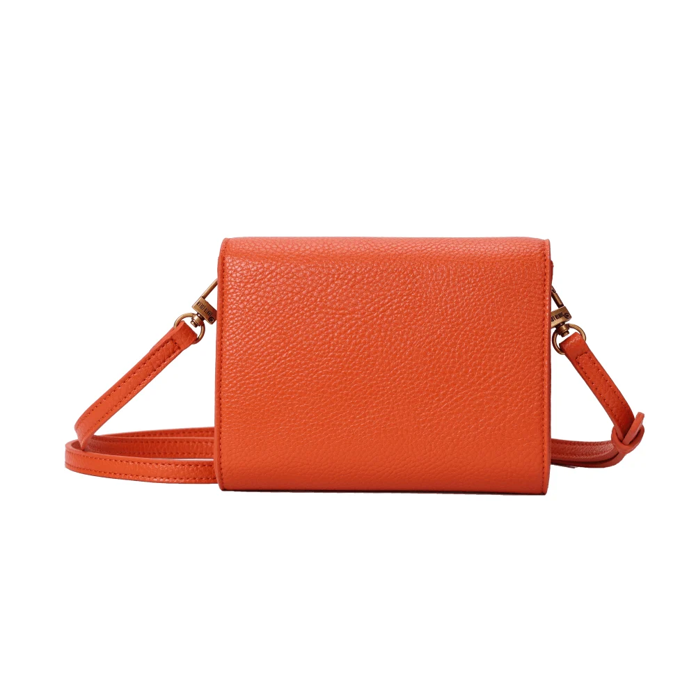 Bolsa Carteira Floater Laranja Caju Alça Transversal - vista 5 de 6