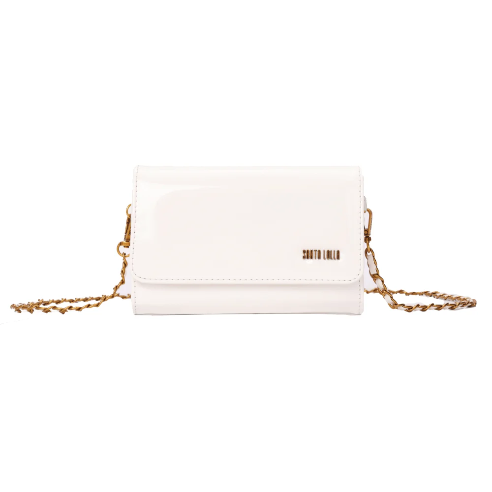 Bolsa Carteira Verniz Vanilla Alça Transversal - vista 1 de 6
