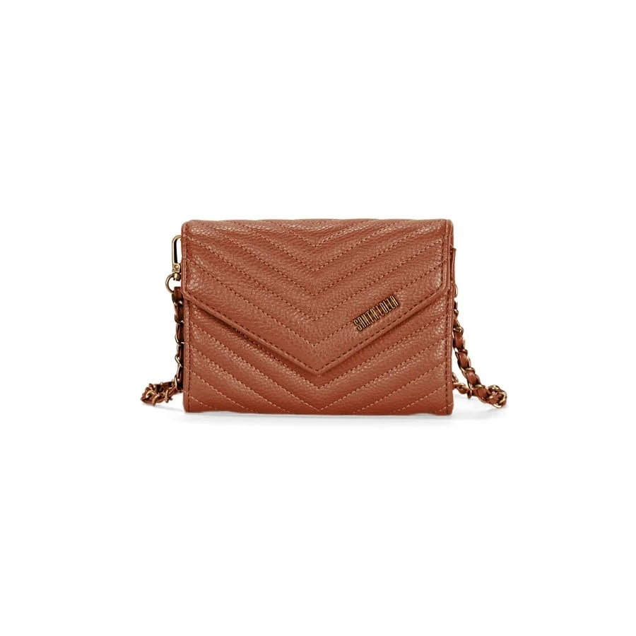 Bolsa Carteira Pequena Floater Caramelo Alça Transversal - vista 1 de 3