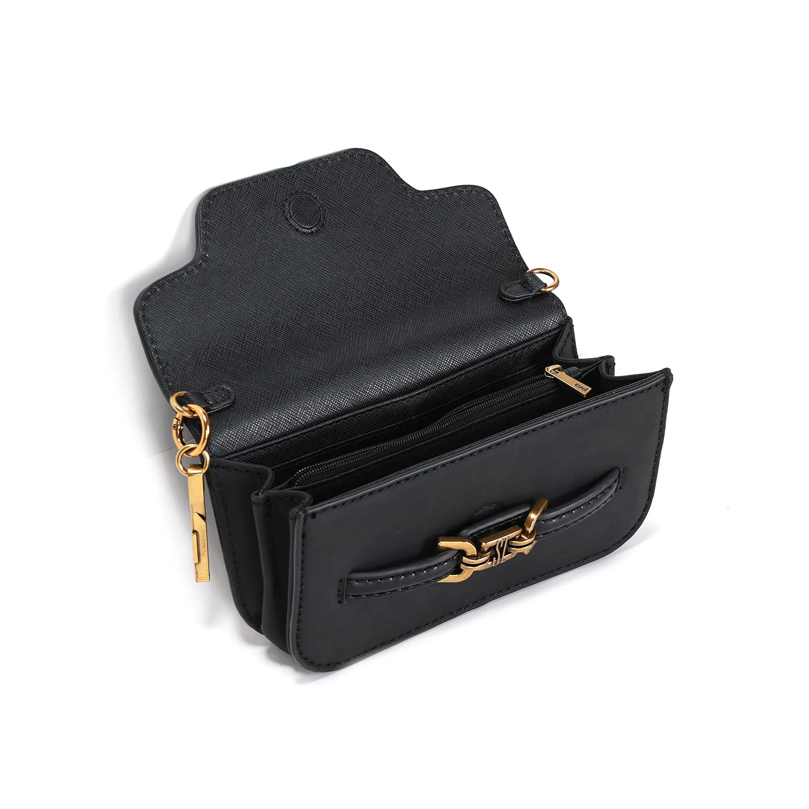 Bolsa Pequena Preta Alça De Ombro - vista 3 de 3
