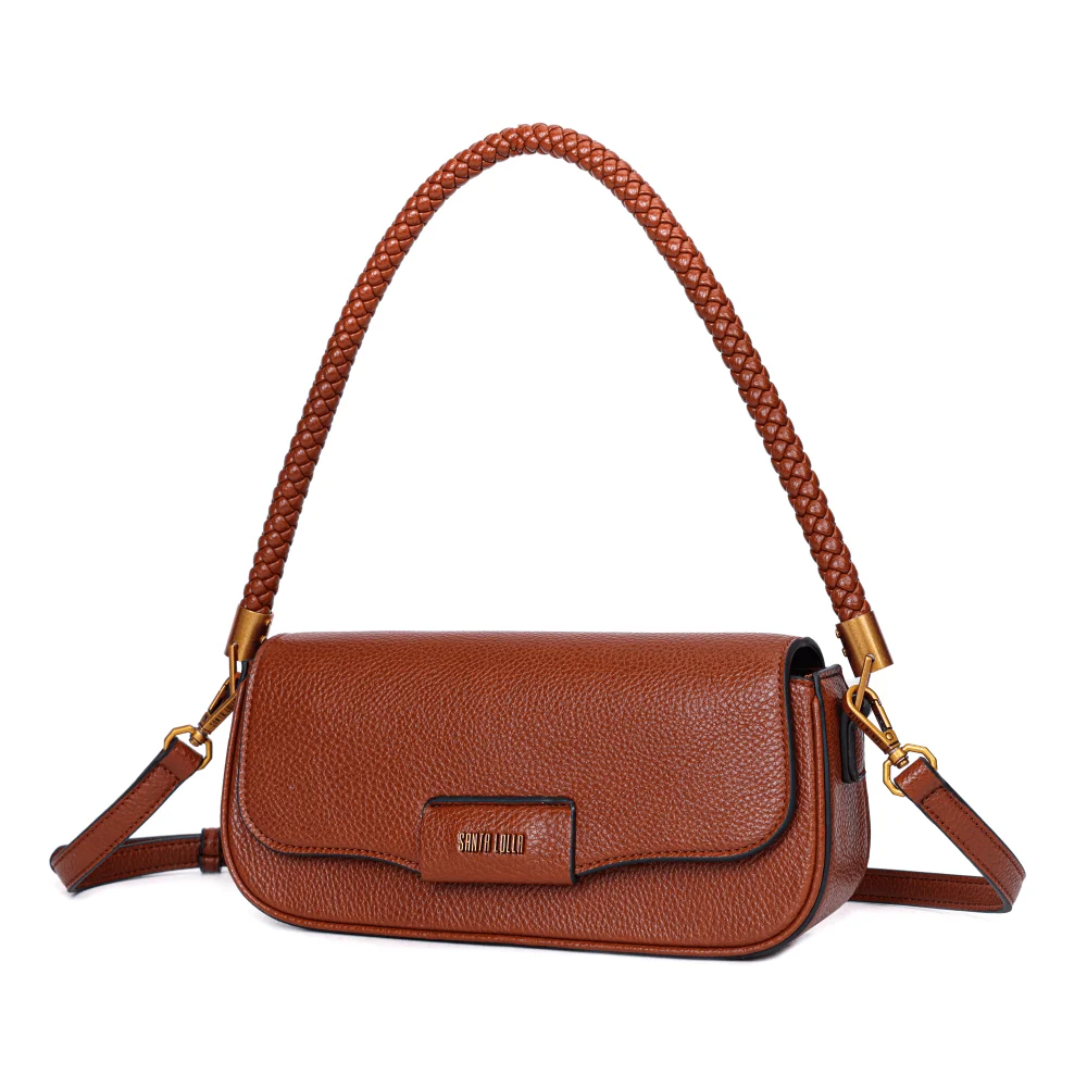 Bolsa Pequena Floater Marrom Alça De Ombro - vista 3 de 7