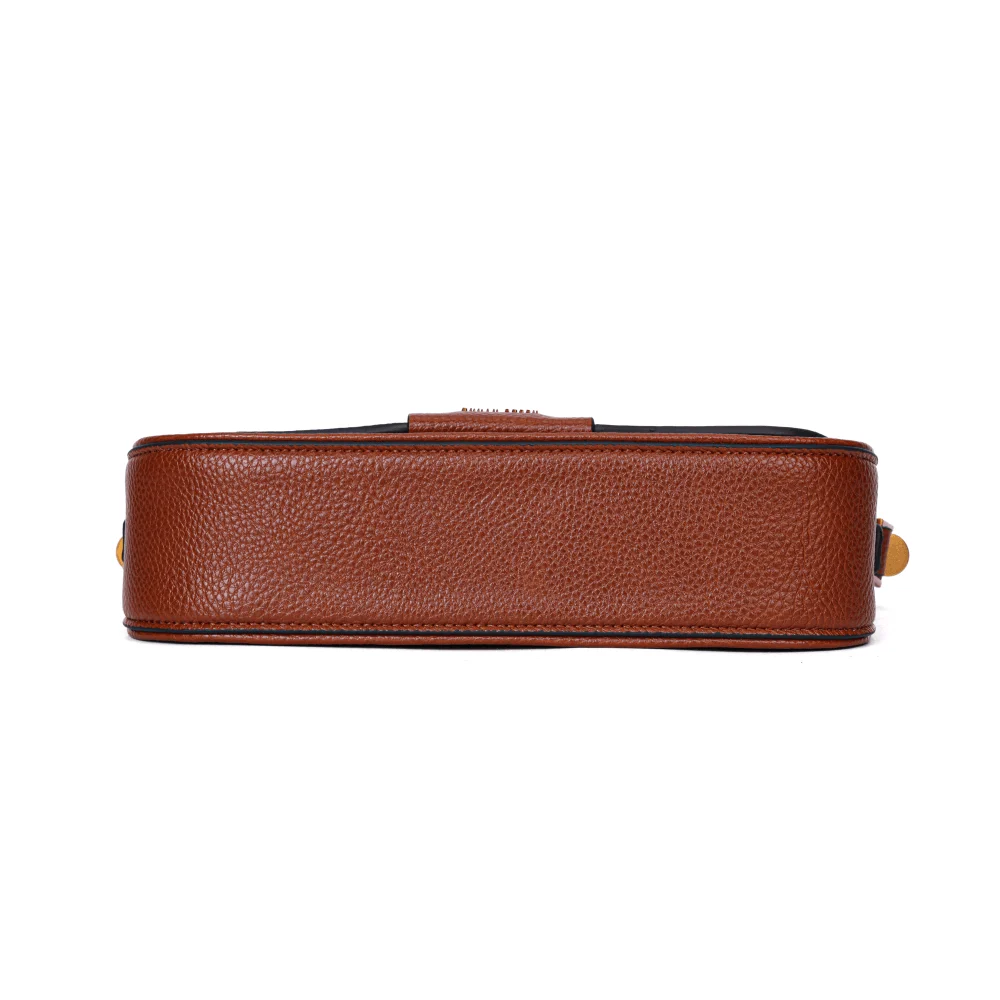 Bolsa Pequena Floater Marrom Alça De Ombro - vista 6 de 7