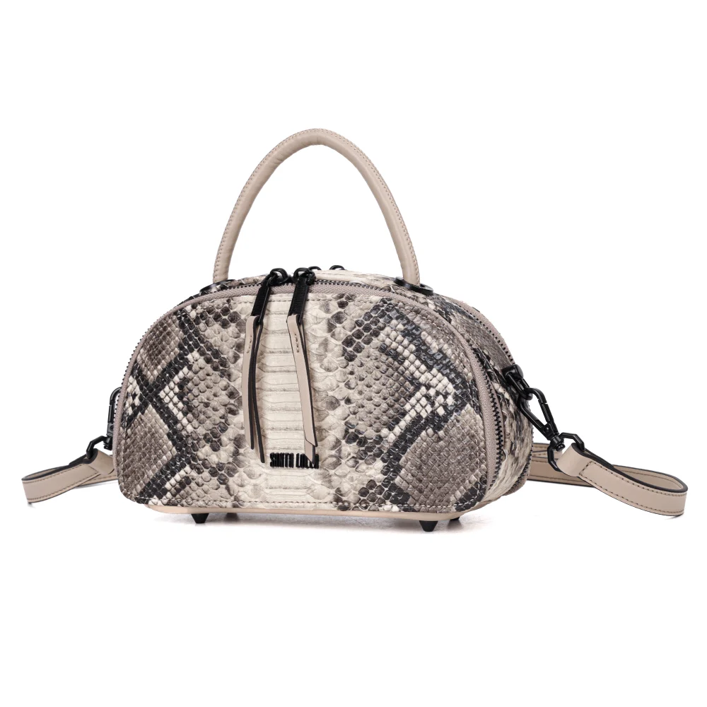 Bolsa Pequena Animal Print Estampa Cobra Duas Alças - vista 3 de 7