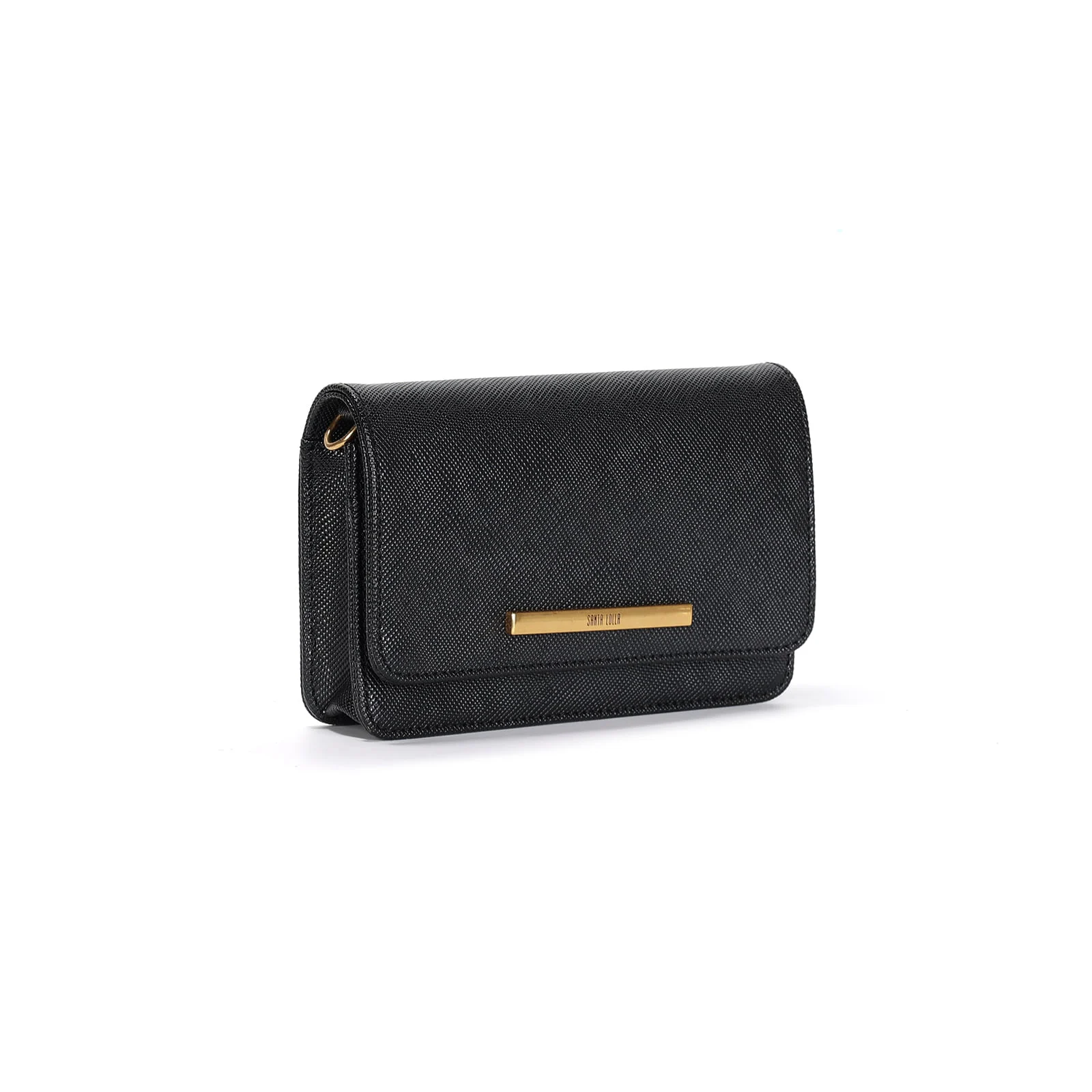 Bolsa Pequena Risco Preto Alça Transversal - vista 2 de 3