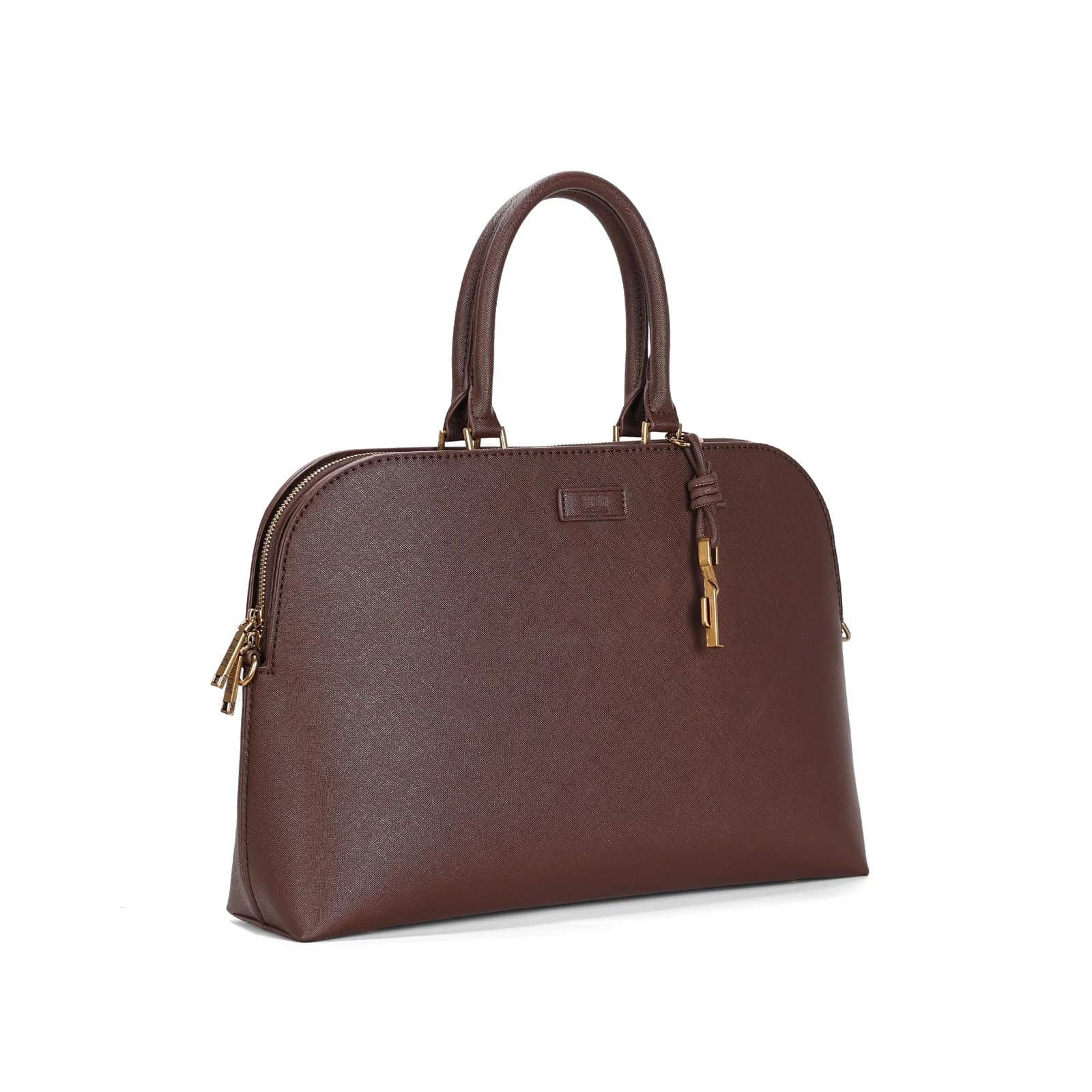 Bolsa Risco Marrom Duas Alças - vista 2 de 3