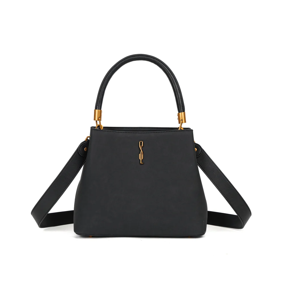 Bolsa Tote Camurça Preta Duas Alças - vista 4 de 9