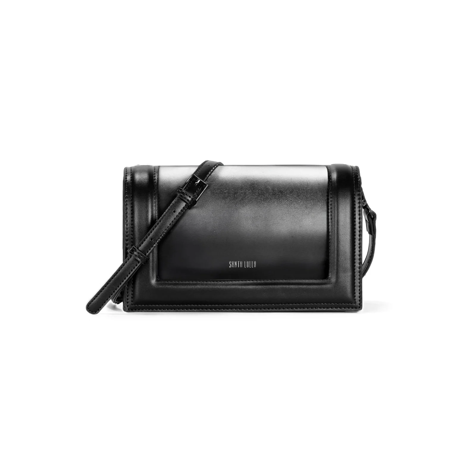 Bolsa Pequena Soft Preta Alça Transversal - vista 1 de 3