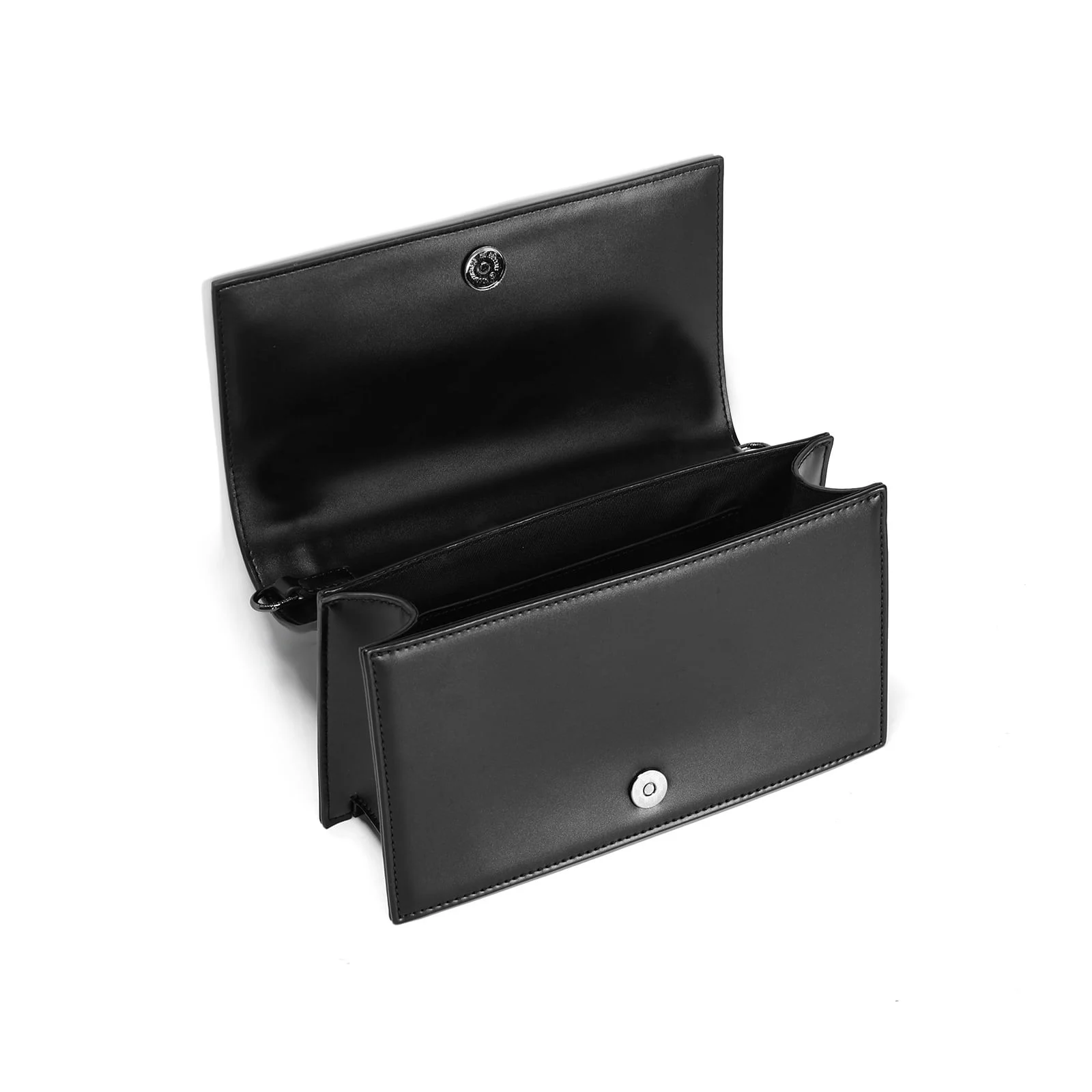 Bolsa Pequena Soft Preta Alça Transversal - vista 3 de 3