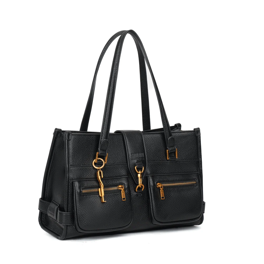 Bolsa Floater Preta Alça De Ombro - vista 2 de 6