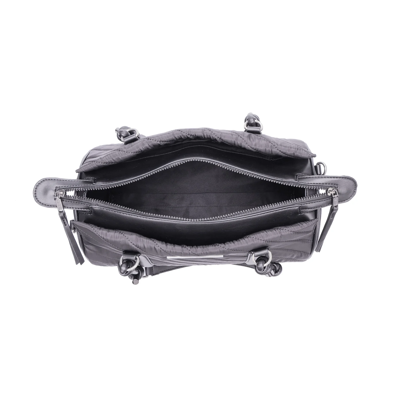 Bolsa Soft Cinza Duas Alças - vista 5 de 5