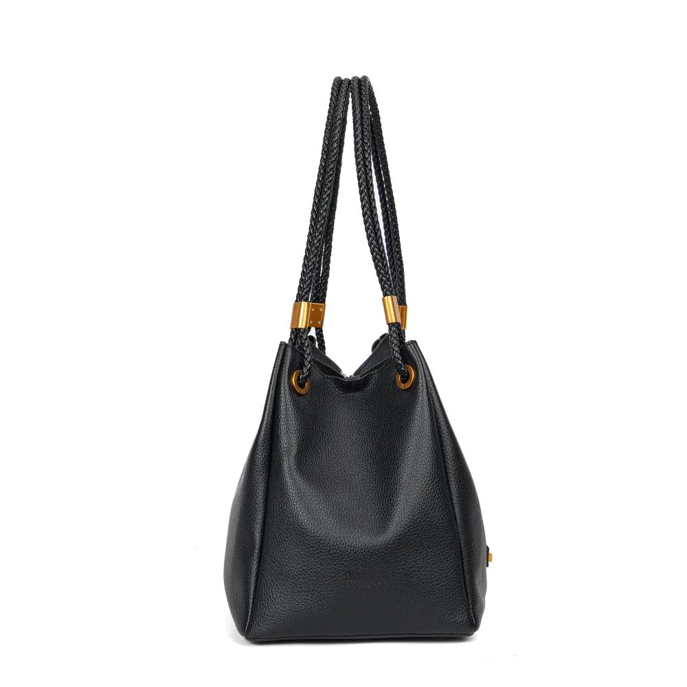 Bolsa Floater Preta Alça De Ombro - vista 3 de 5
