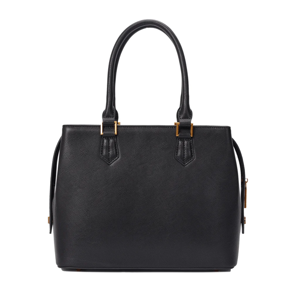 Bolsa Tote Risco Preta Duas Alças - vista 4 de 4