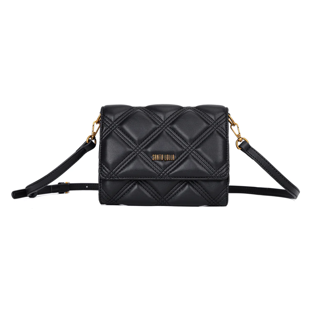 Bolsa Carteira Soft Preta Alça Transversal - vista 1 de 6