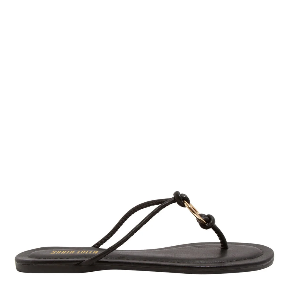 Rasteira Napa Soft Preto - vista 1 de 4