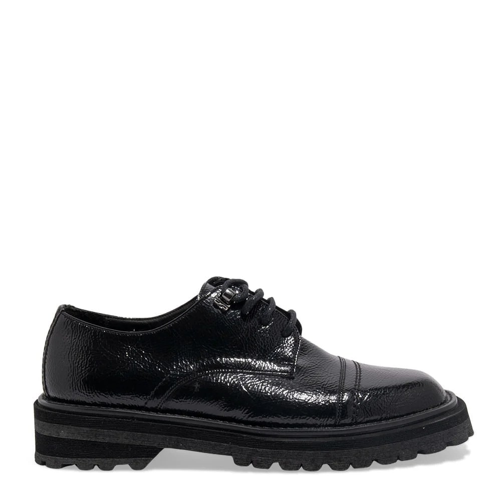 Mocassim Tratorado Verniz Glossy Preto - vista 1 de 4