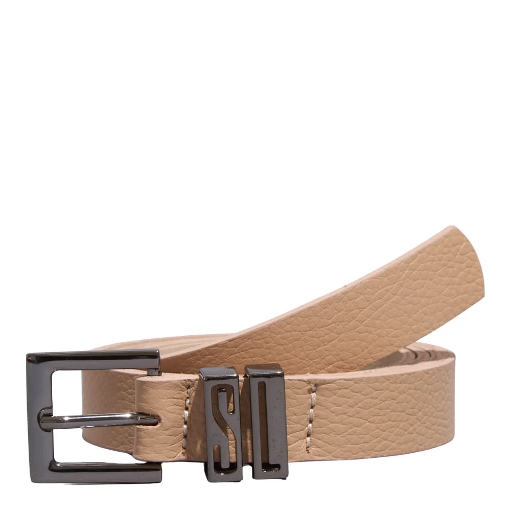 Cinto Couro Floater Bege - vista 1 de 2