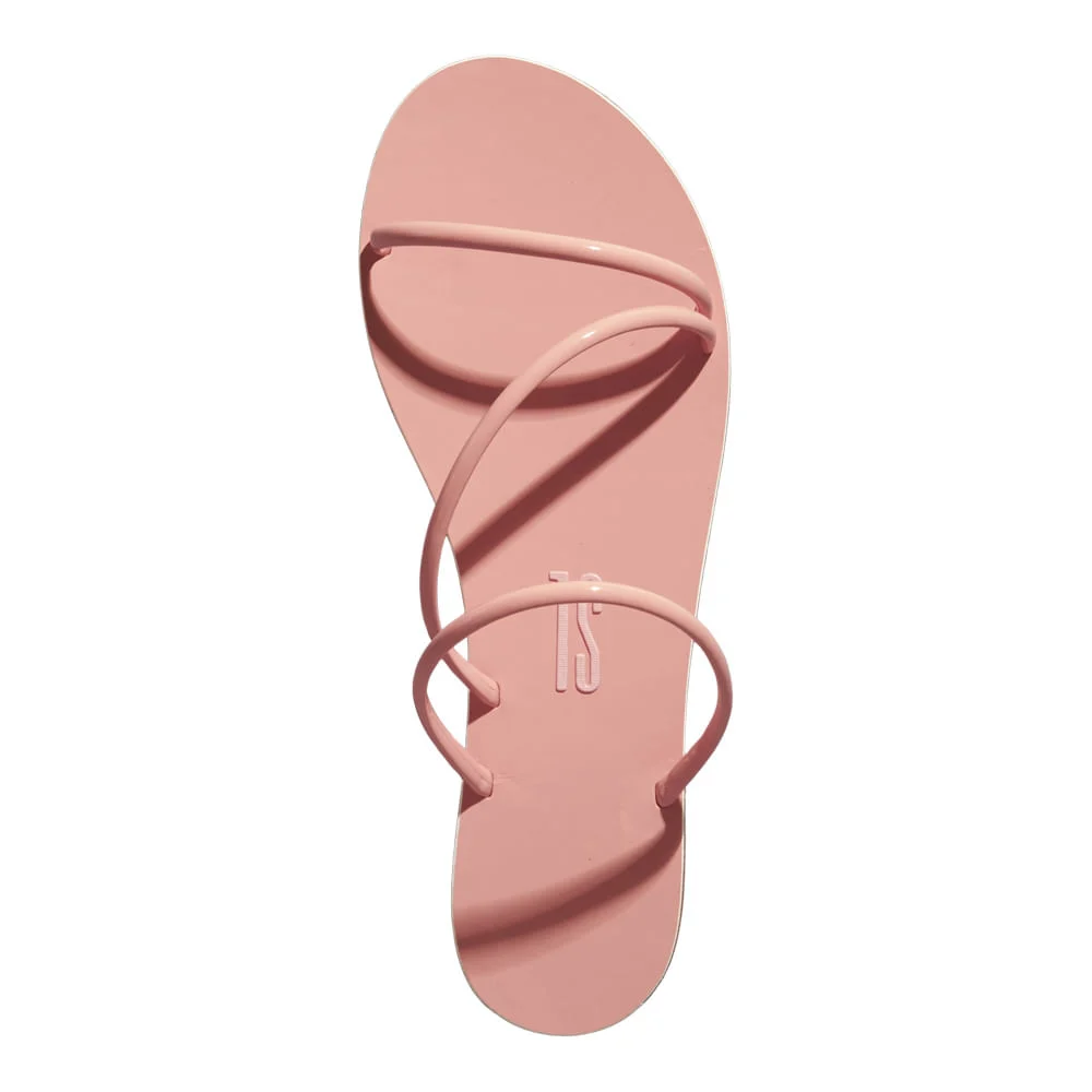 Rasteira verniz anzeli rosa san - vista 3 de 4