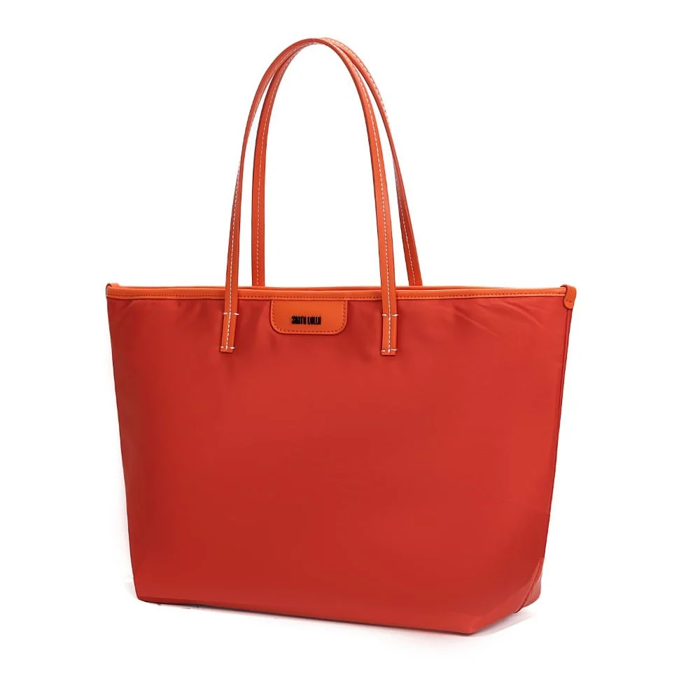 Bolsa Shopper Universitária Nylon Laranja - vista 3 de 7