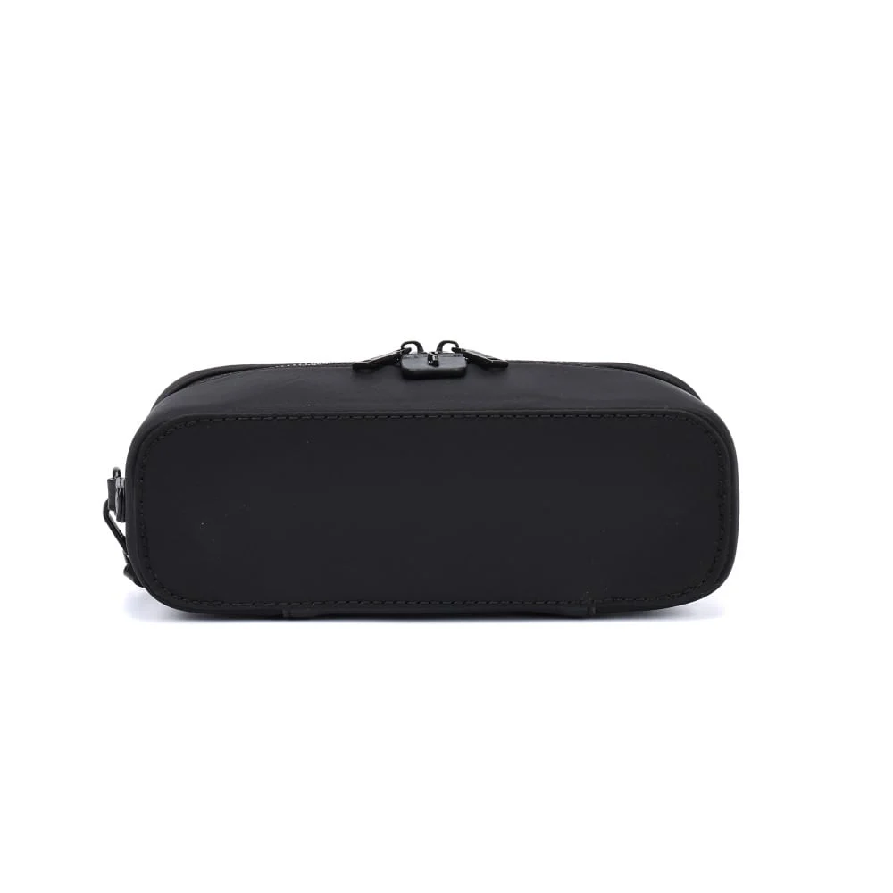 Necessaire Nylon Preta Alça De Mão - vista 5 de 5