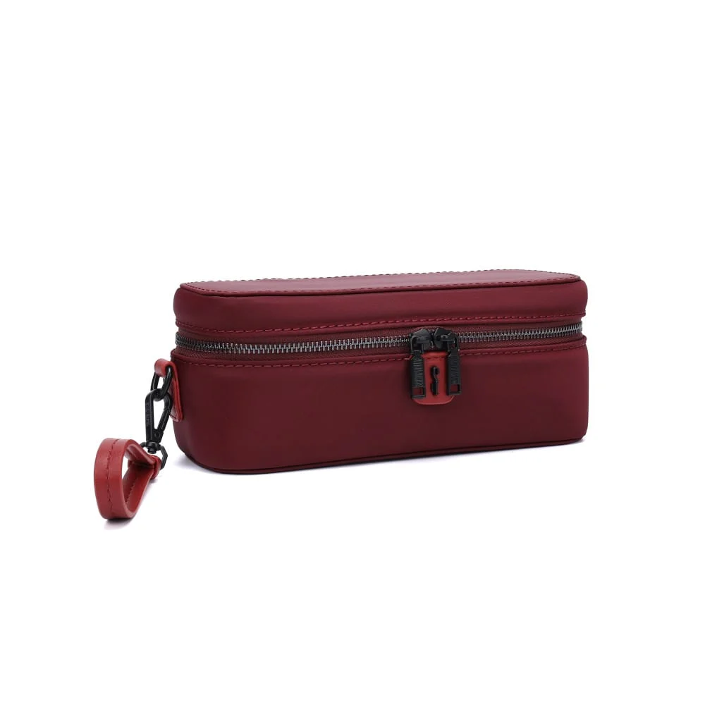 Necessaire Nylon Vermelho Ruby Alça De Mão - vista 2 de 5