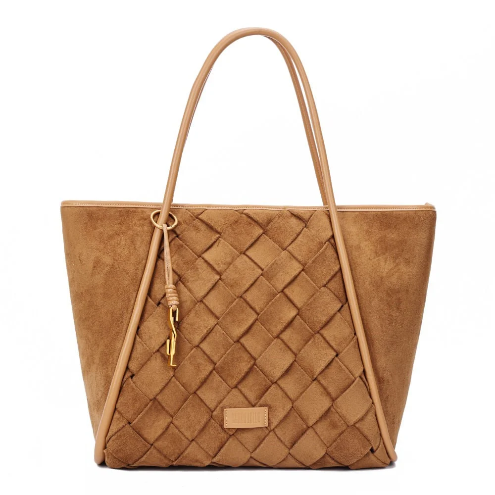 Bolsa Camurça Caramelo Alça De Ombro - vista 1 de 7