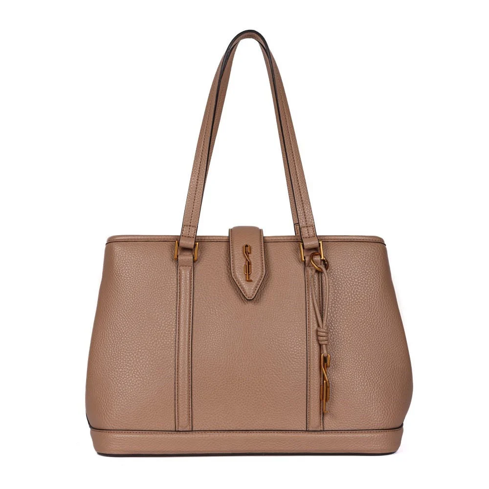 Bolsa Canvas Marrom Rustico Alça De Ombro - vista 1 de 7