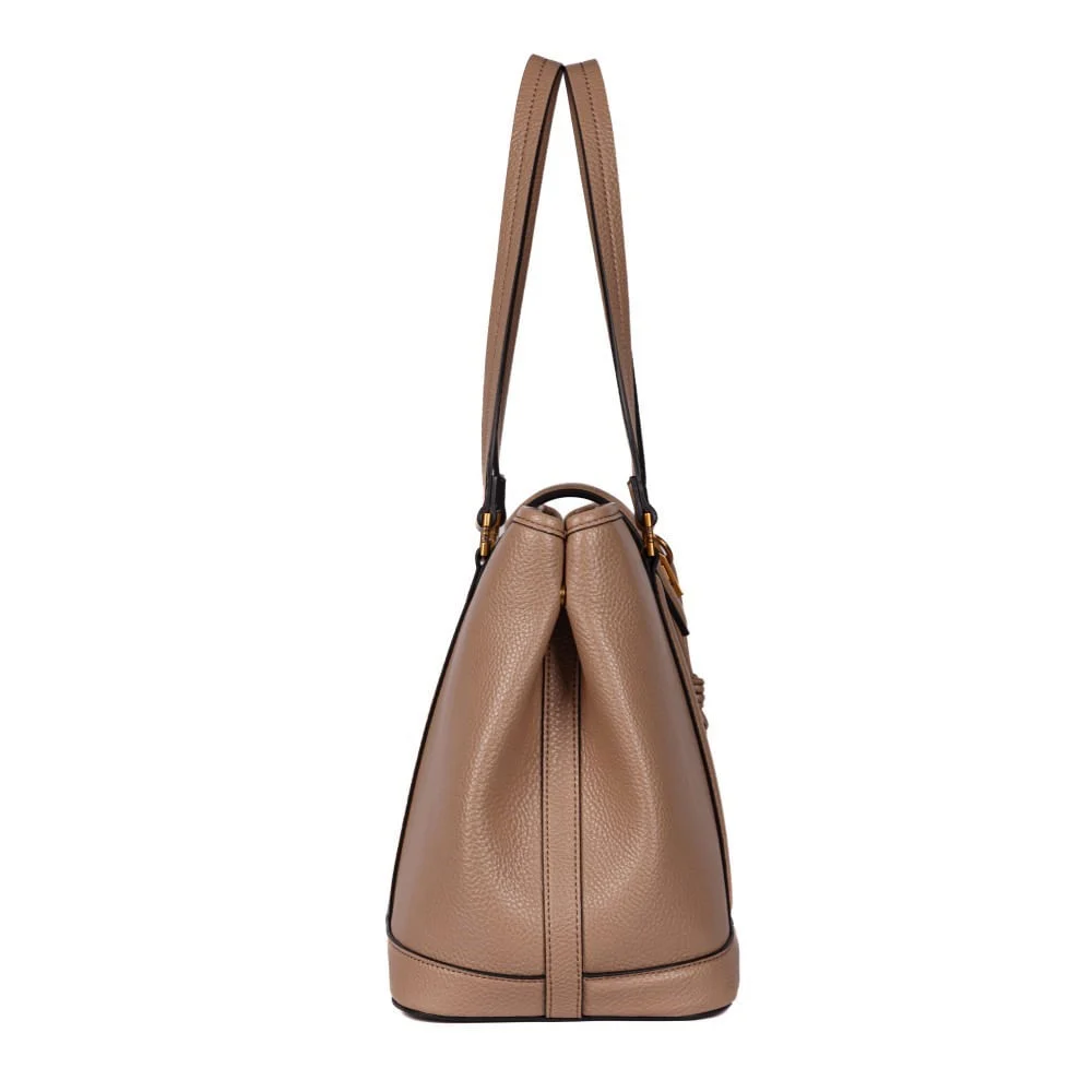 Bolsa Canvas Marrom Rustico Alça De Ombro - vista 4 de 7