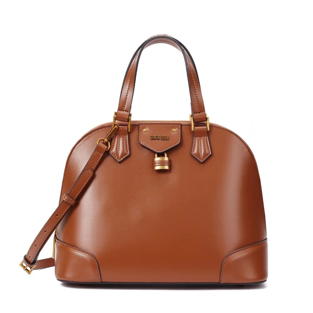 Bolsa Soft Marrom Safari Alça Dupla - vista 1 de 7
