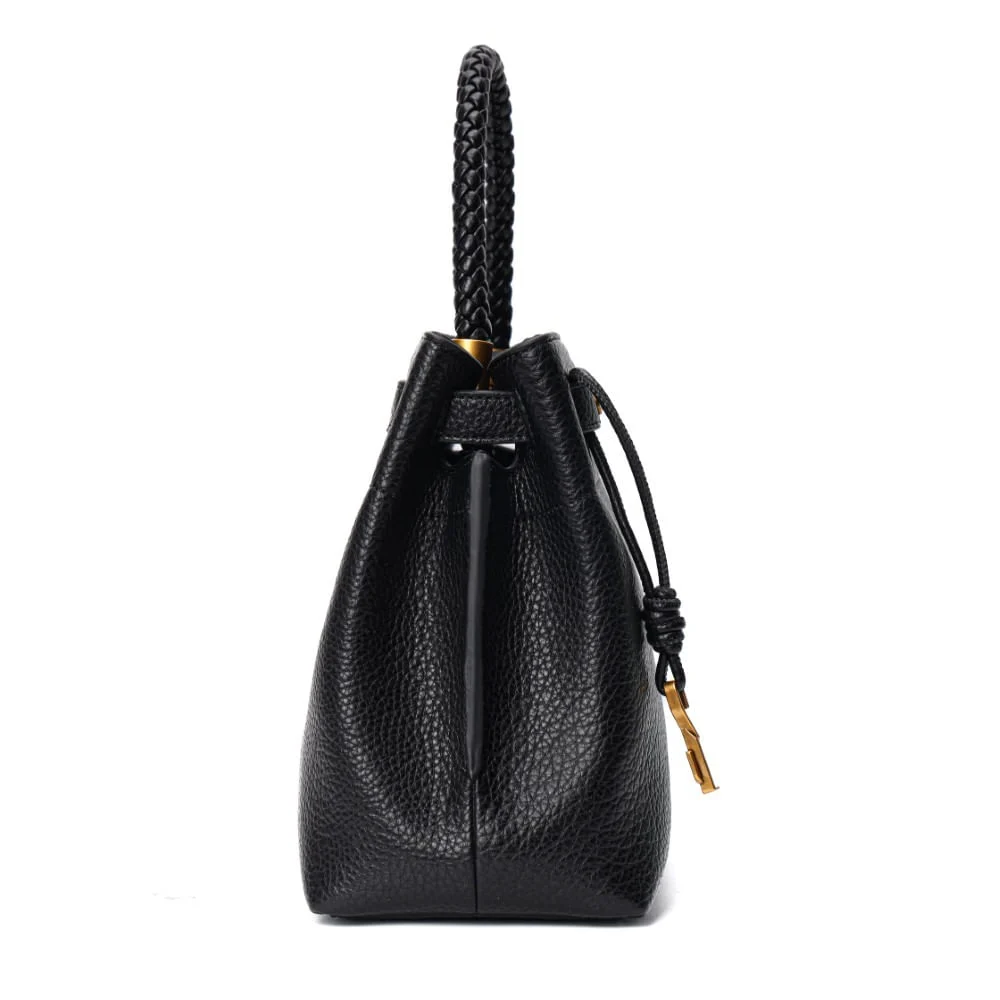 Bolsa Tote Floater Preta Alça Dupla - vista 4 de 8