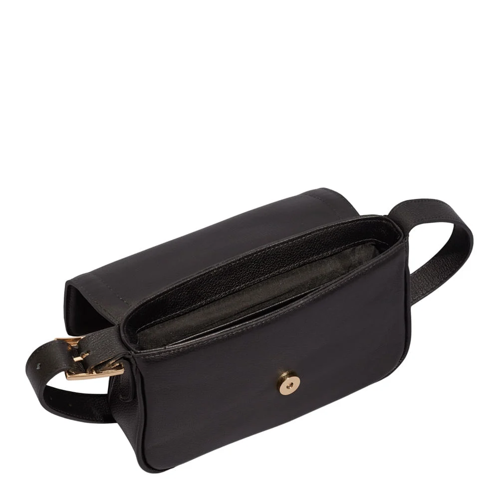 Bolsa m couro floater preto - vista 3 de 3